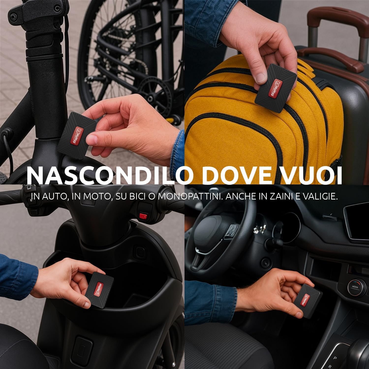 Momap Mini Plus 4G - Localizzatore GPS Auto e Moto - immagine 3