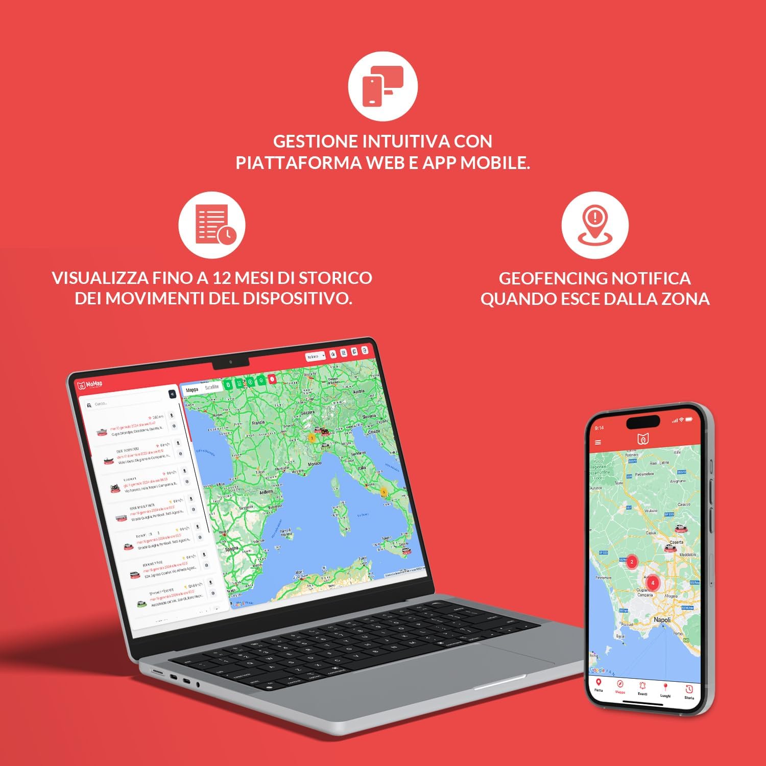 Momap Mini Plus 4G - Localizzatore GPS Auto e Moto - immagine 6