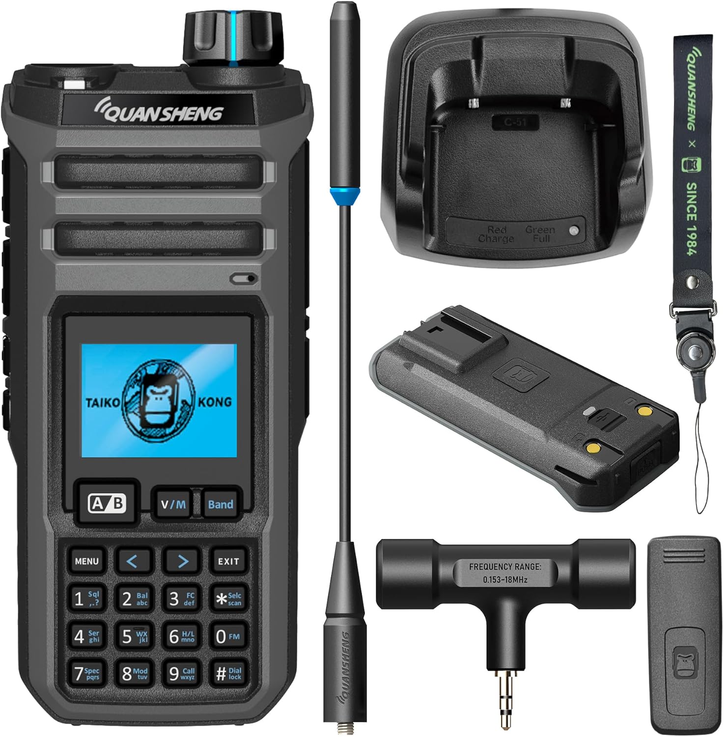 Hys Quansheng TK-11 Walkie Talkie VHF/UHF 10W - immagine 1