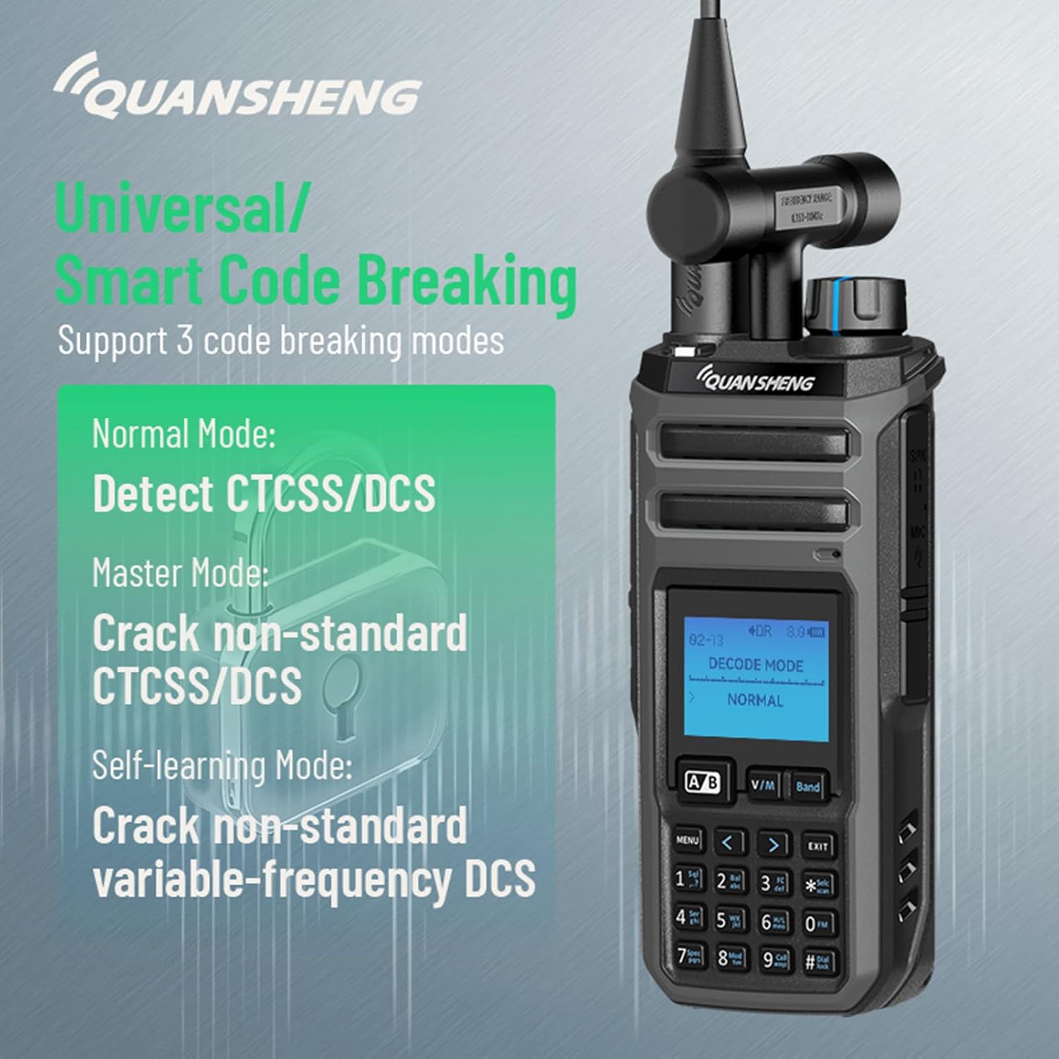 Hys Quansheng TK-11 Walkie Talkie VHF/UHF 10W - immagine 5