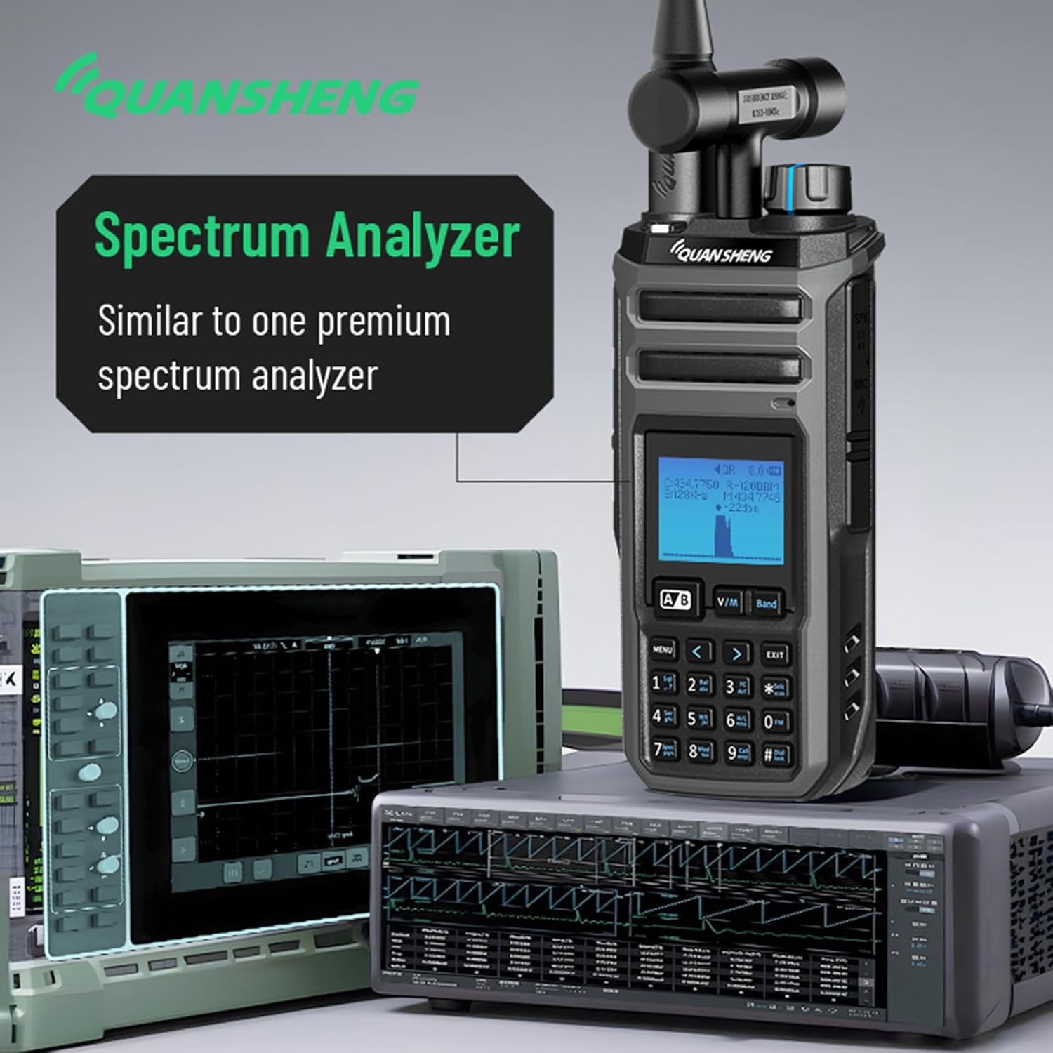 Hys Quansheng TK-11 Walkie Talkie VHF/UHF 10W - immagine 7