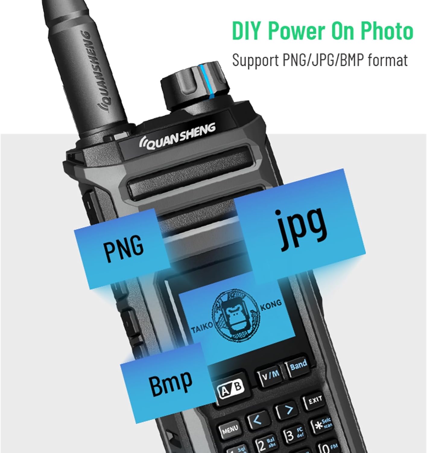 Hys Quansheng TK-11 Walkie Talkie VHF/UHF 10W - immagine 8