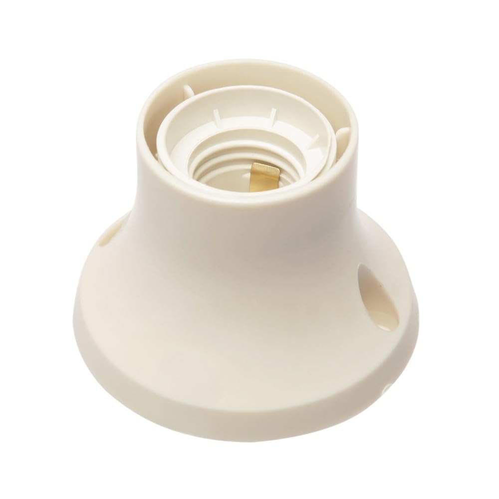 Poly Pool E27 Wandlamp Fitting – Thermoplast, Messing Contacten, Italiaanse Kwaliteit, 250V