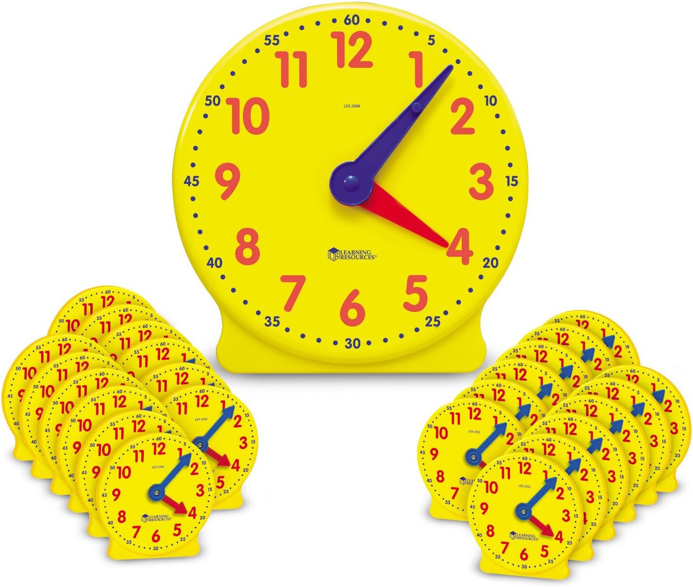 Learning Resources Kit di orologi da classe Big Time - immagine 3
