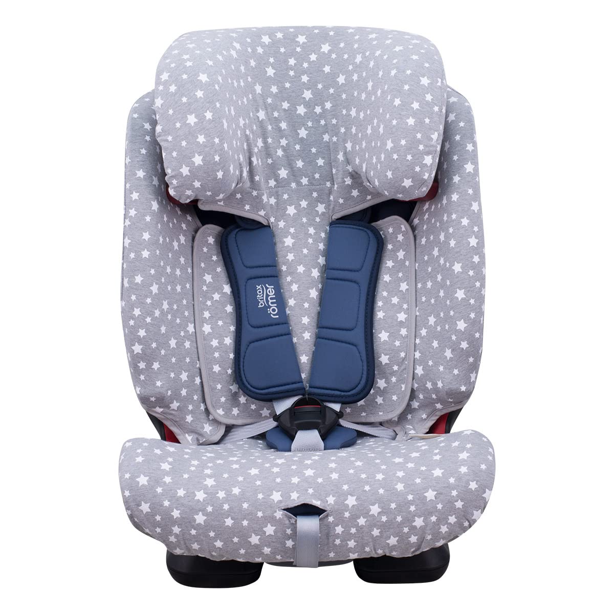 JYOKO KIDS Coperchio compatibile con Romer Advansafix IV M (WHITE STAR)