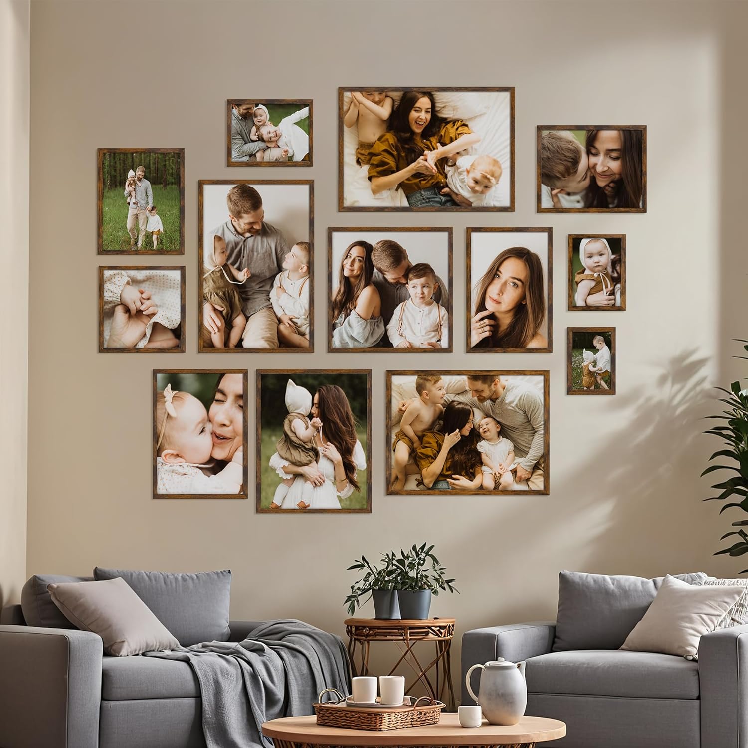 Giftgarden Cornice A4 Marrone Rustico - immagine 7