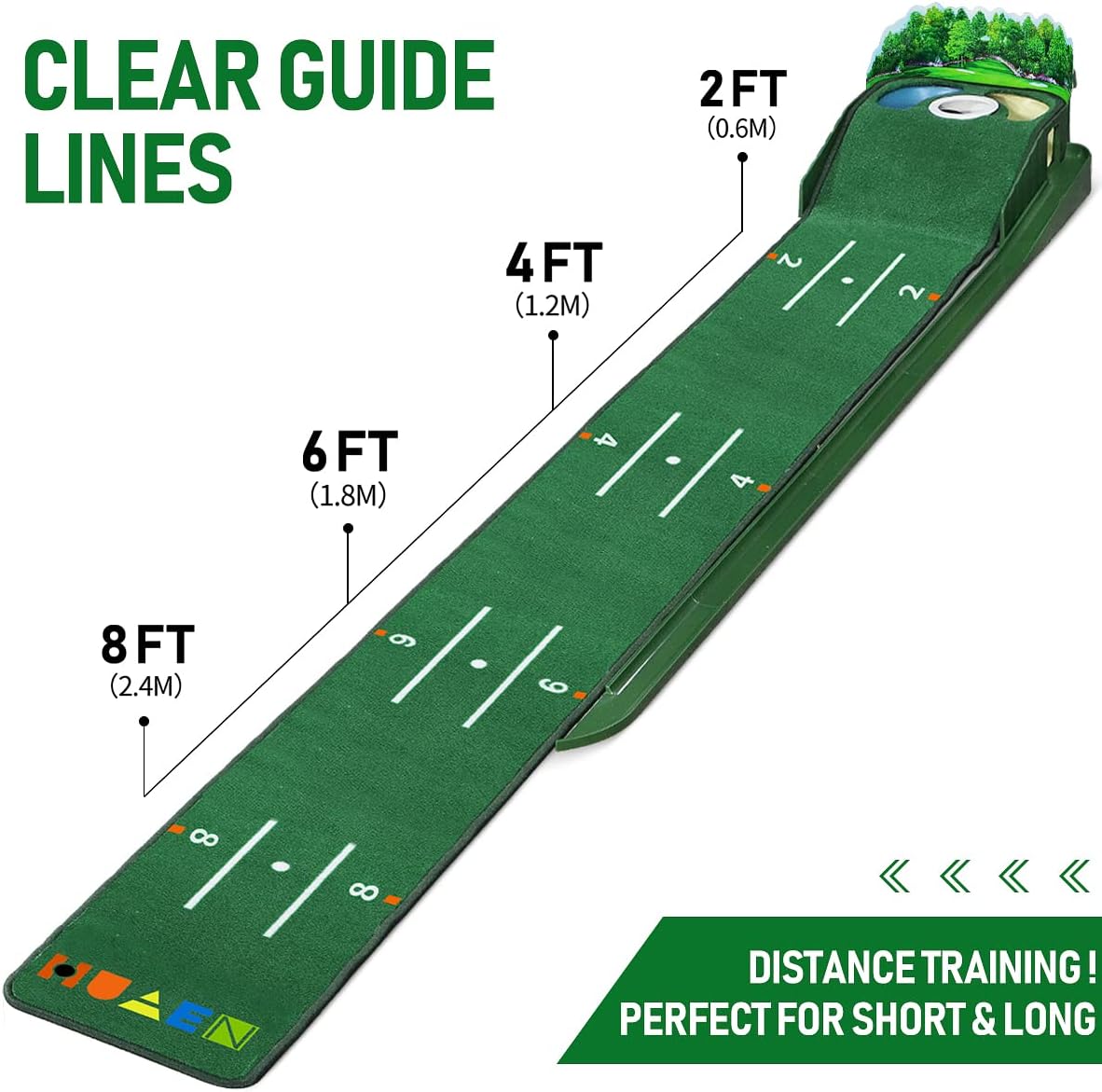 HUAEN Tappetini da golf - immagine 2