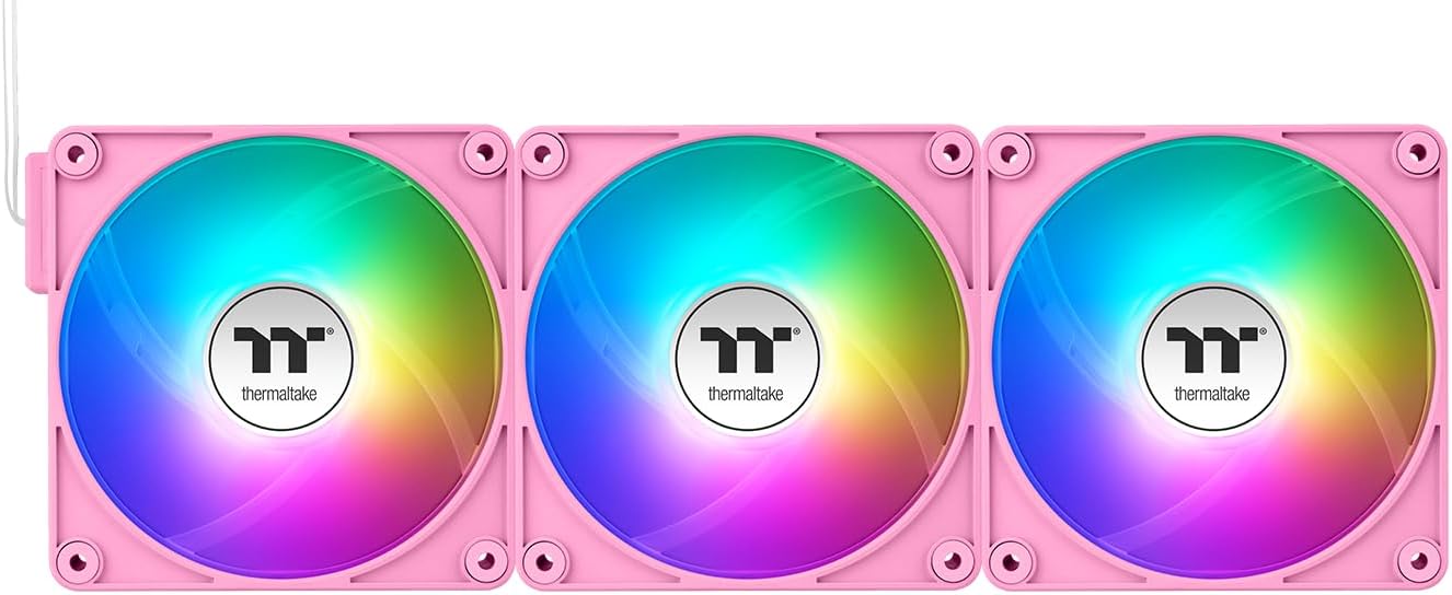 Thermaltake CT120 EX Reverse ARGB | Pink | 3 Pezzi - immagine 5