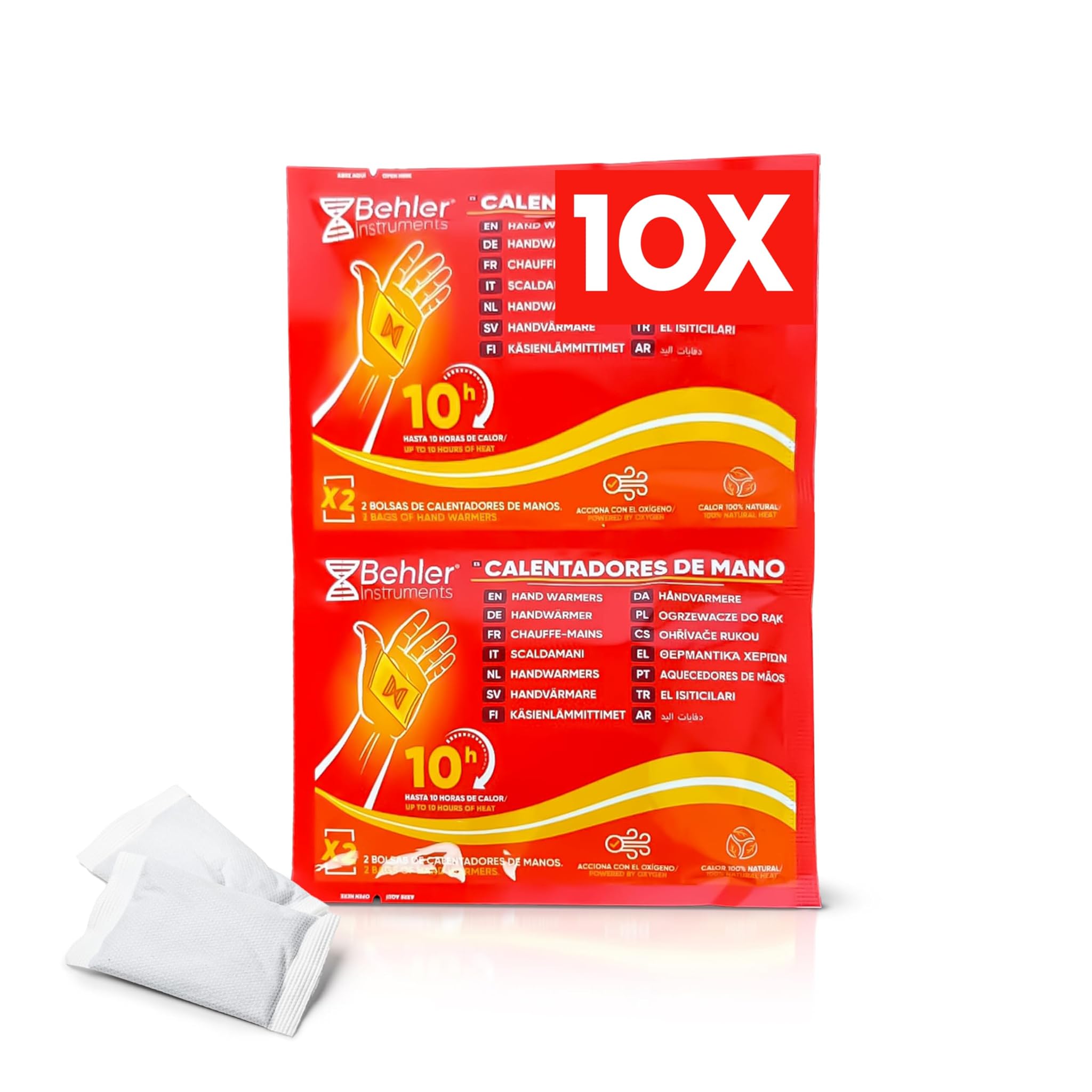 Behler Instruments - 10 Paia di Scaldamani Attivati dall'Aria