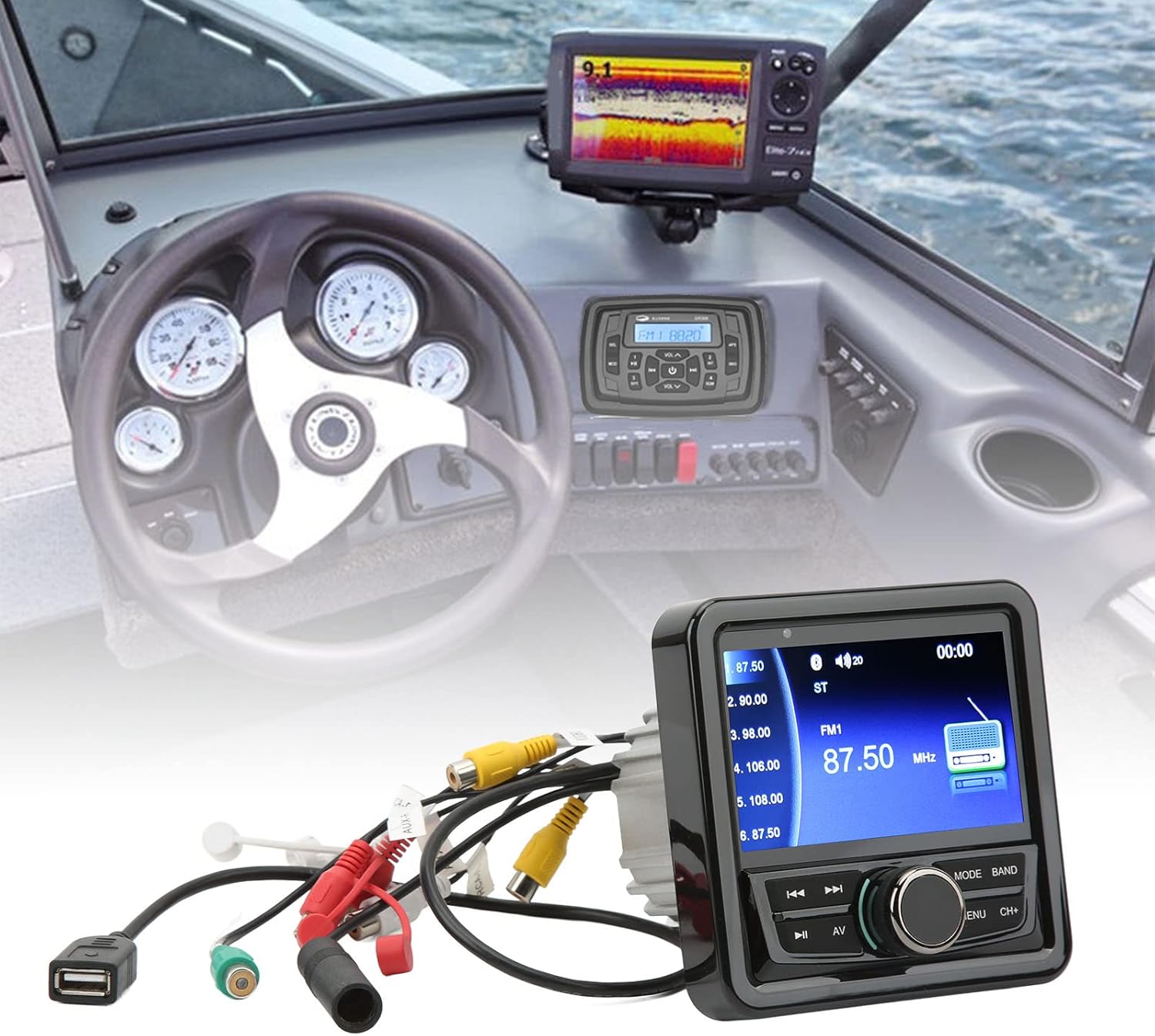 Ricevitore Stereo Marine Bluetooth Impermeabile - immagine 4