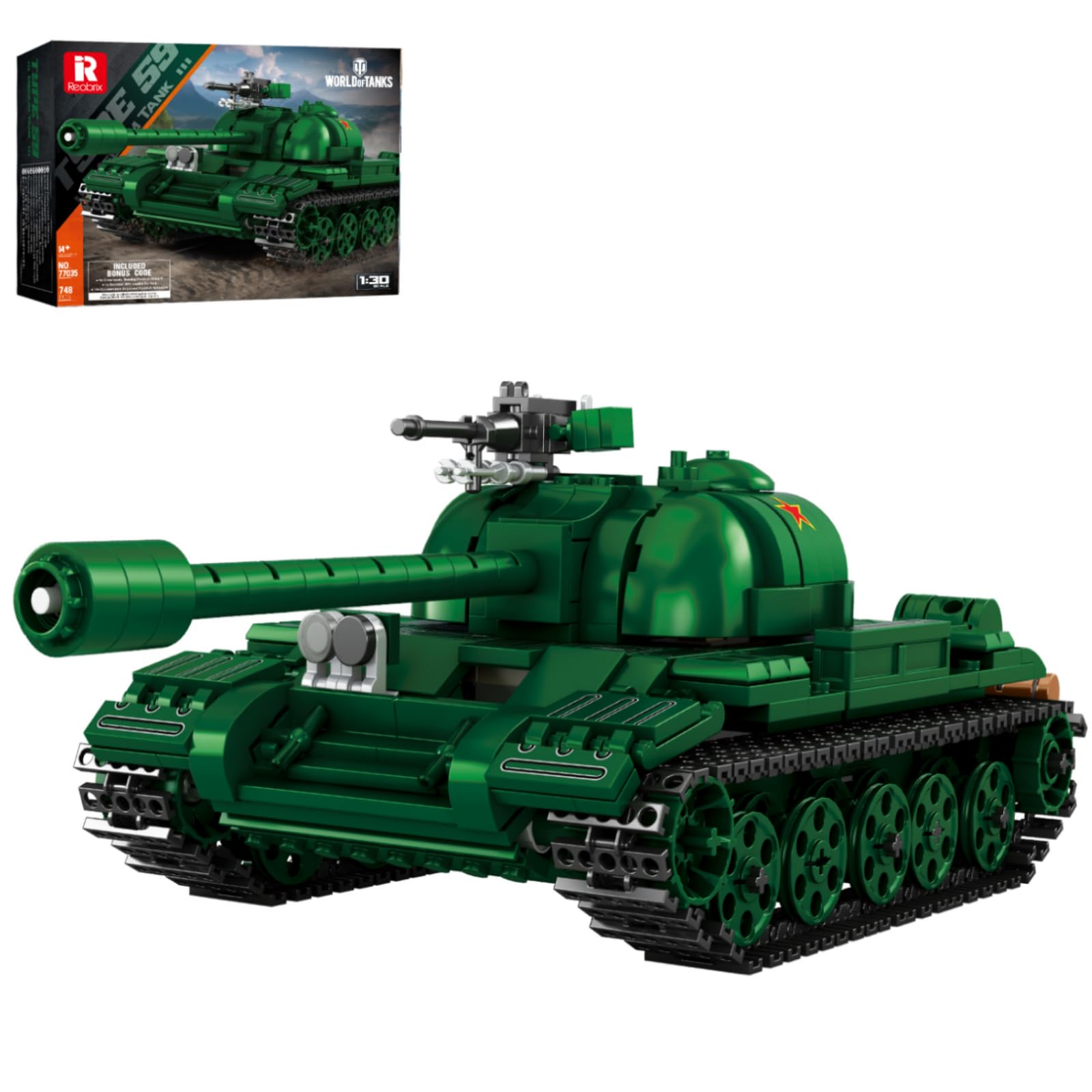 Reobrix Set Costruzione Carro Armato TYPE-59