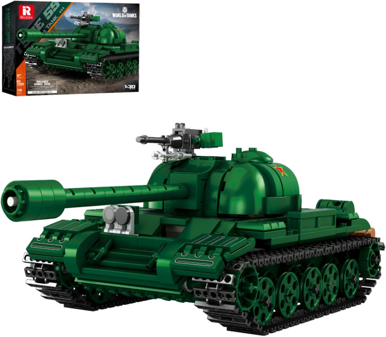 Reobrix Set Costruzione Carro Armato TYPE-59 - immagine 1