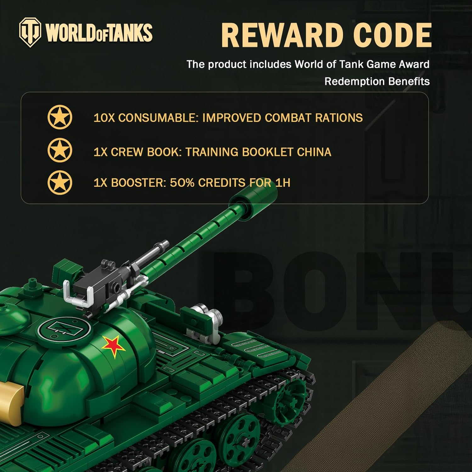 Reobrix Set Costruzione Carro Armato TYPE-59 - immagine 4