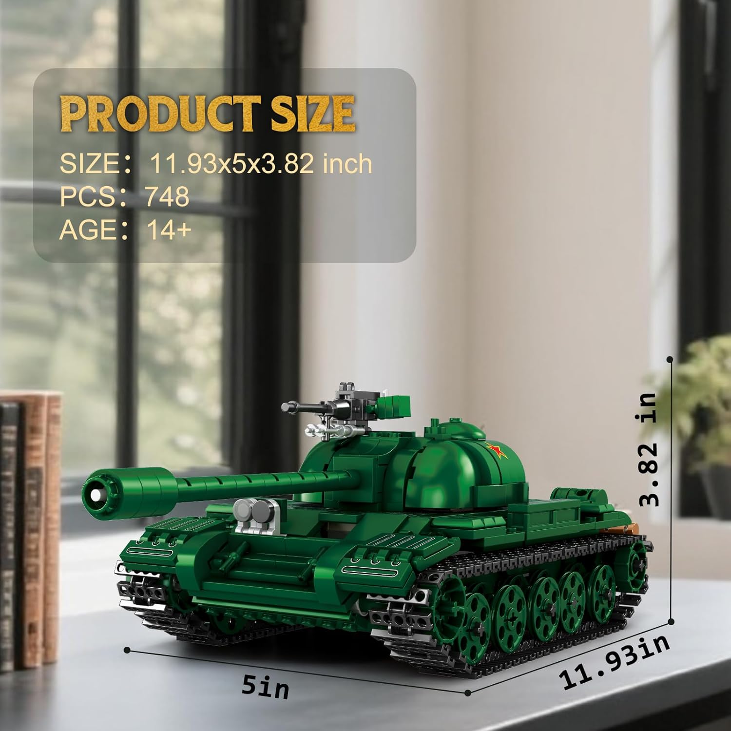 Reobrix Set Costruzione Carro Armato TYPE-59 - immagine 7