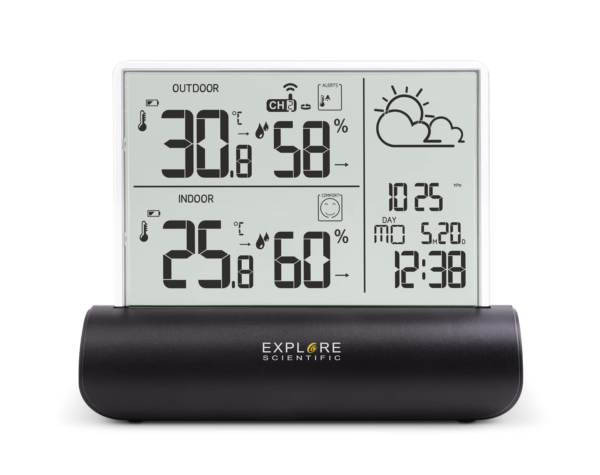 Explore Scientific WSH4501 Stazione Meteo con Display in Vetro