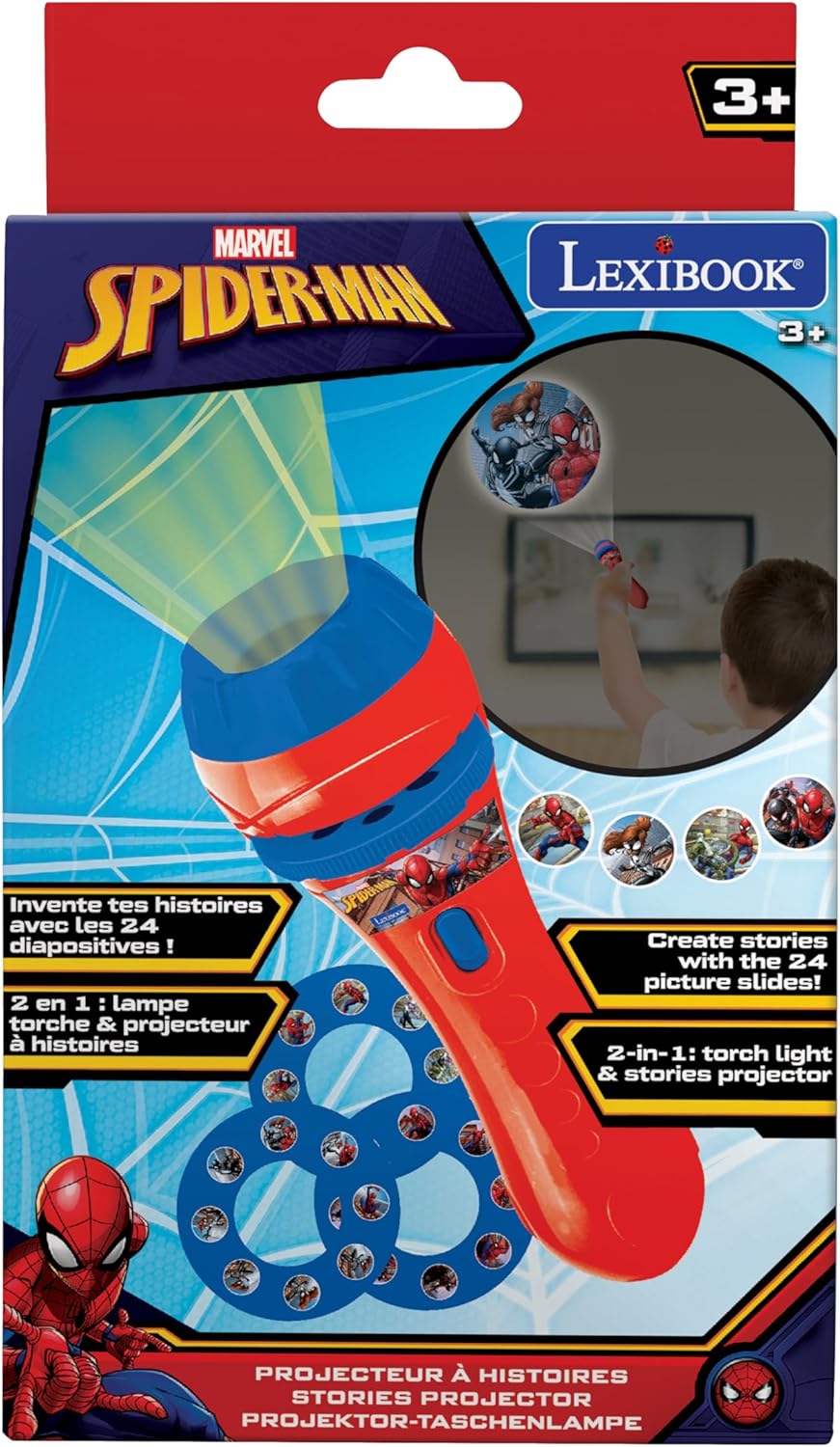 Lexibook Spider-Man - Proiettore di Storie e Torcia - immagine 5