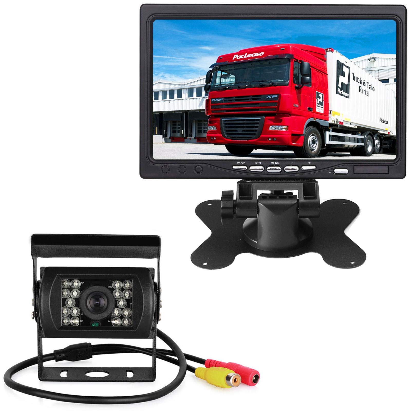 Telecamera Retromarcia Auto 18LED IR con Monitor 7"