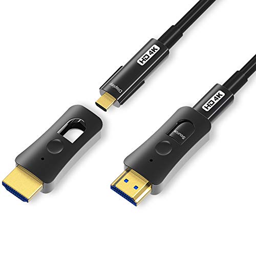 Yiwentec Cavo Fibra Ottica HDMI 4K@60Hz 18Gbps (15M)