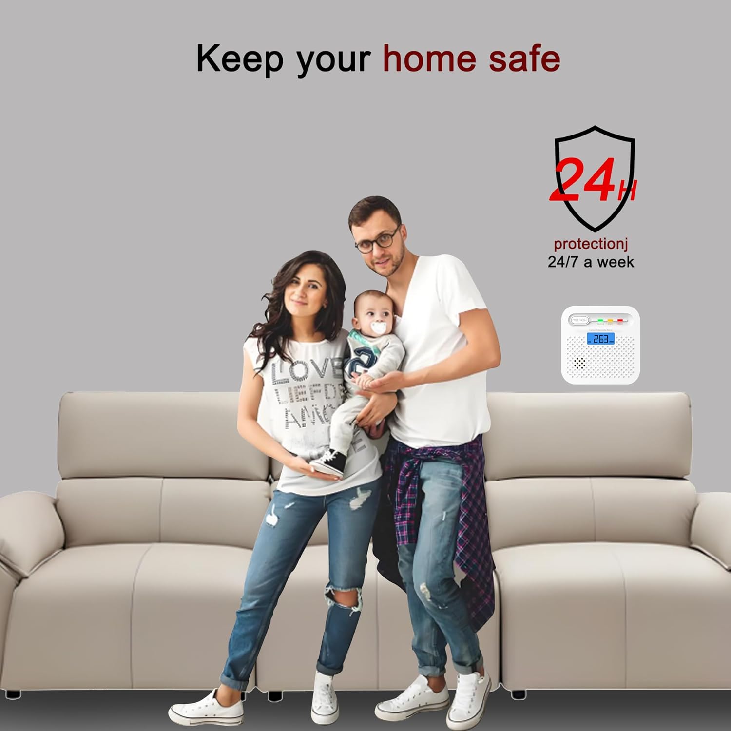 Rilevatore Monossido di Carbonio Smart WiFi 10 Anni (4pz) - immagine 5