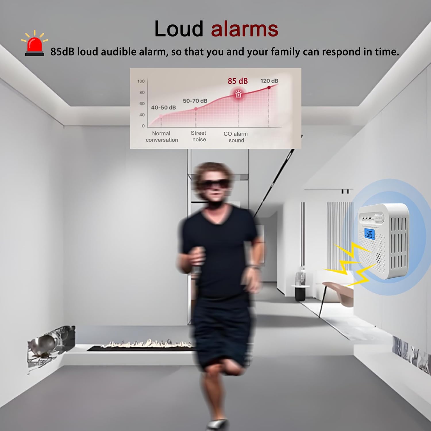 Rilevatore Monossido di Carbonio Smart WiFi 10 Anni (4pz) - immagine 6