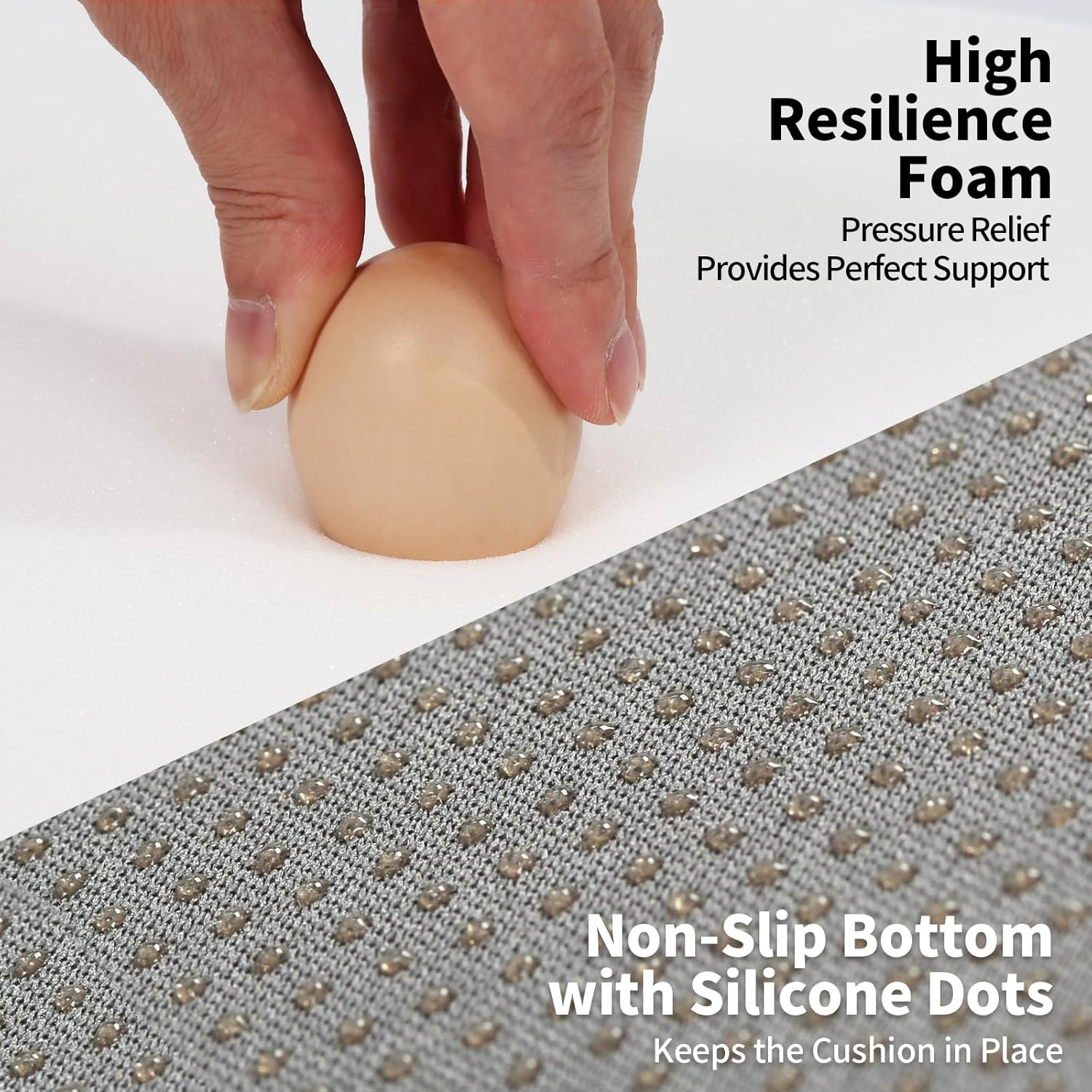 Buyue Set 4 Cuscini Sedia Lino Ispessito a U - immagine 5