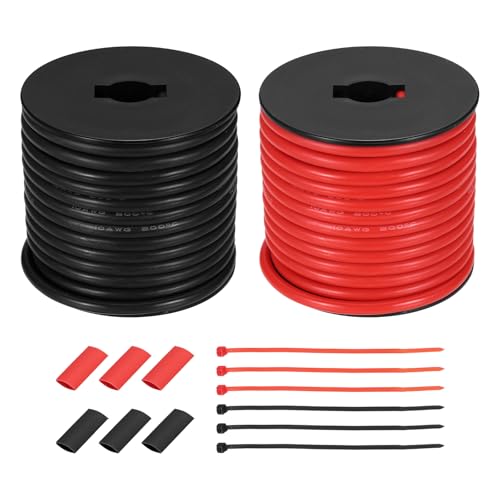 QUARKZMAN 2Pz Filo Elettrico in Silicone 10 AWG 15.2m