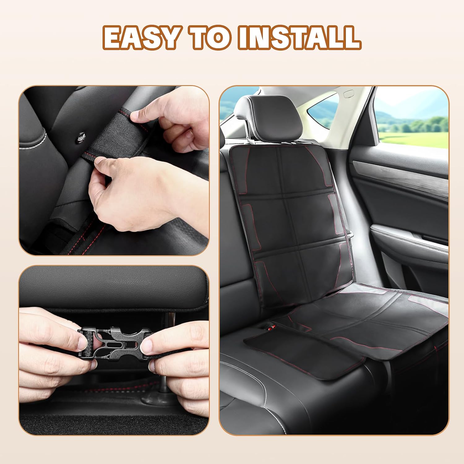 Protettore di Sedili Auto Impermeabile Antiscivolo - immagine 5