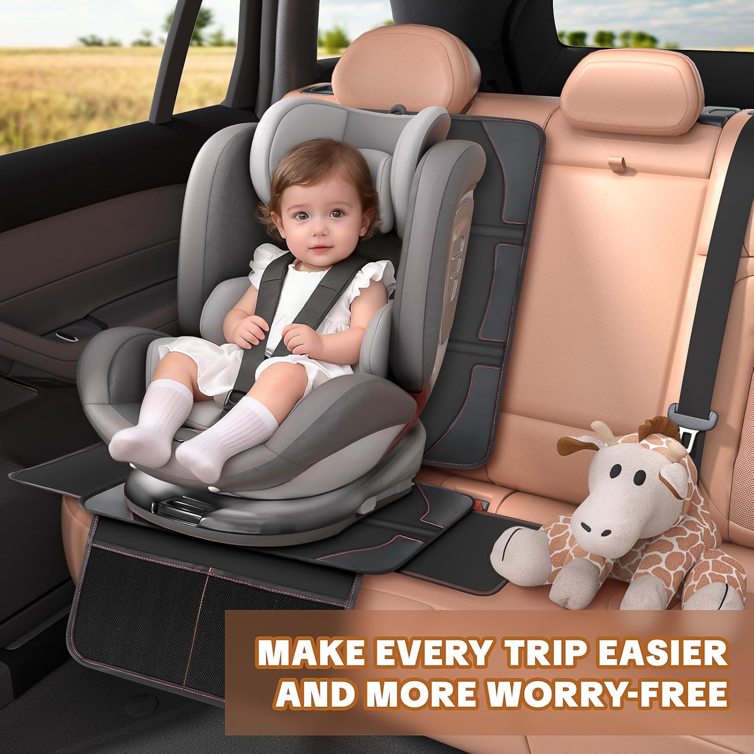 Protettore di Sedili Auto Impermeabile Antiscivolo - immagine 7