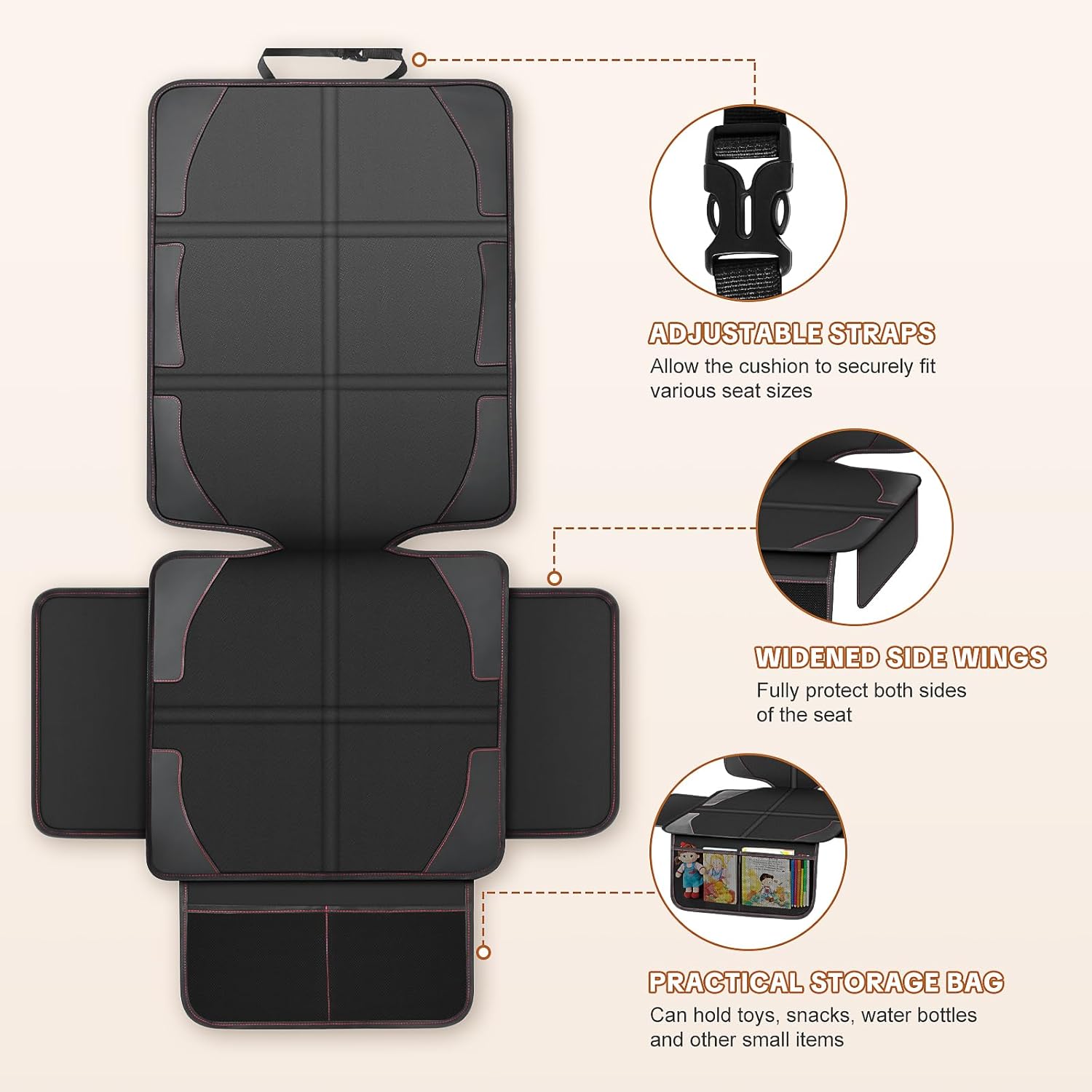 Protettore di Sedili Auto Impermeabile Antiscivolo - immagine 8