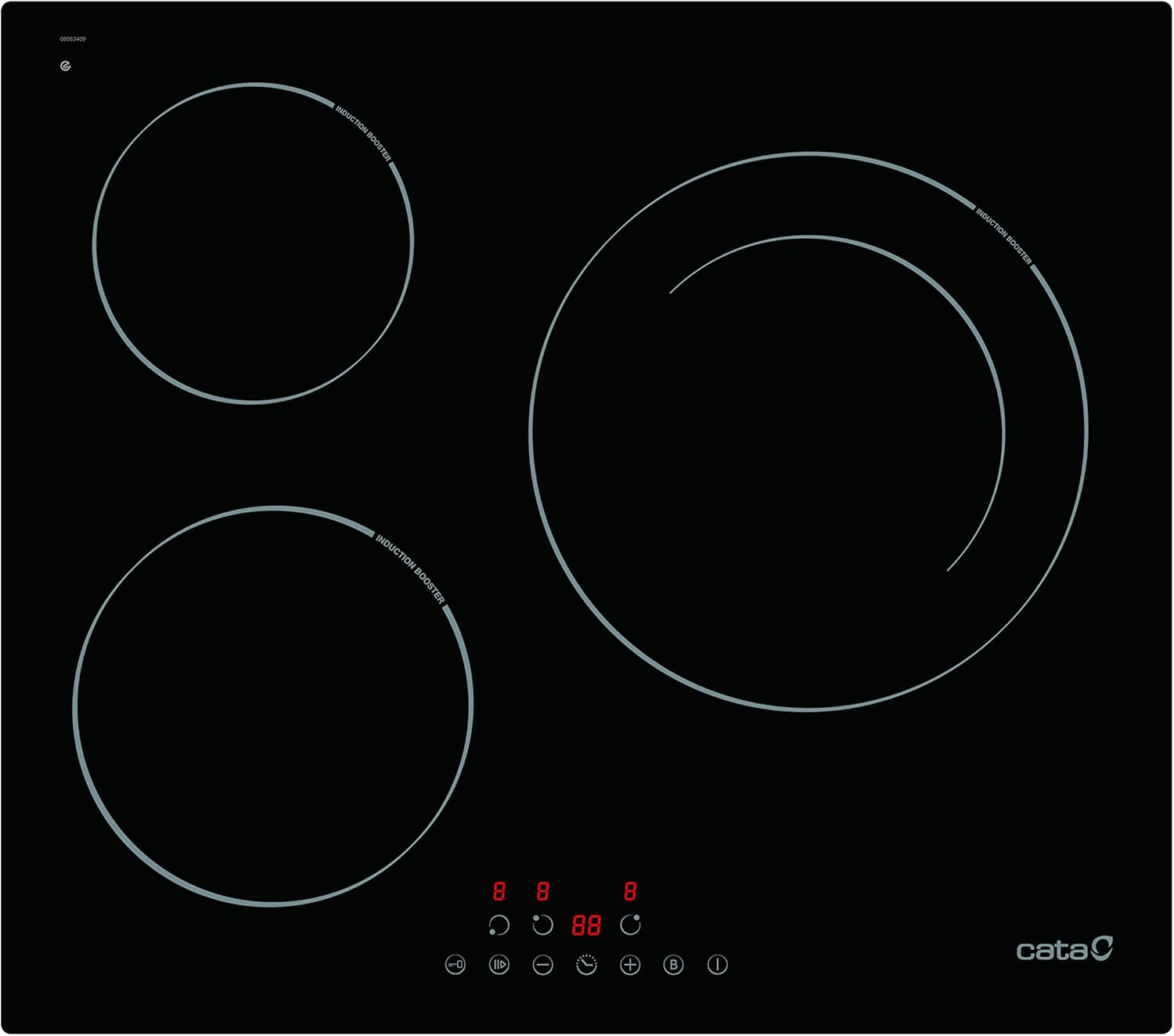 Cata Piano Cottura a Induzione IBZ 6303 BK 60cm