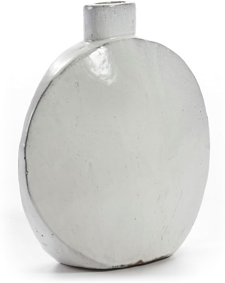 VASIJA 40X15X43 GRES BLANCO - immagine 2