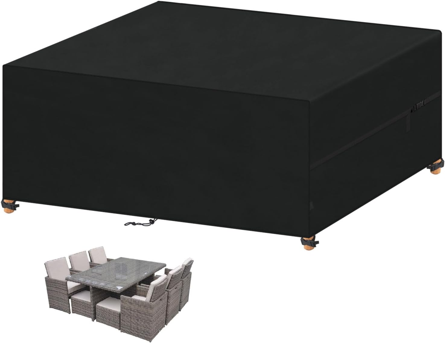 VANSHEIM Copertura Mobili da Giardino 360x240x90cm