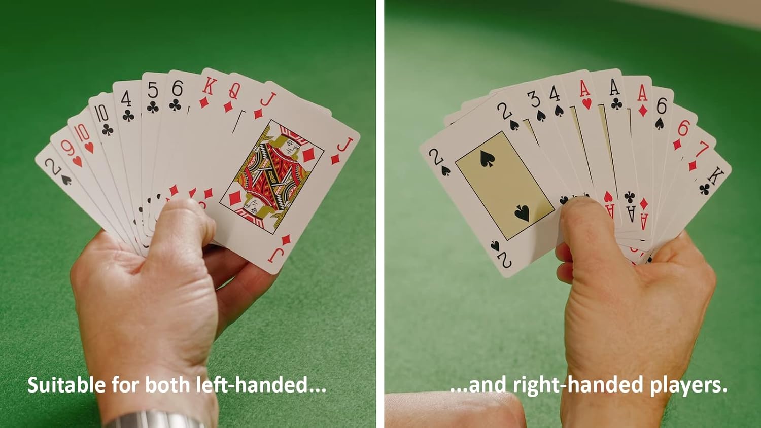 Poker Night Pro - 2 Mazzi Carte da Gioco 100% Plastica - immagine 5