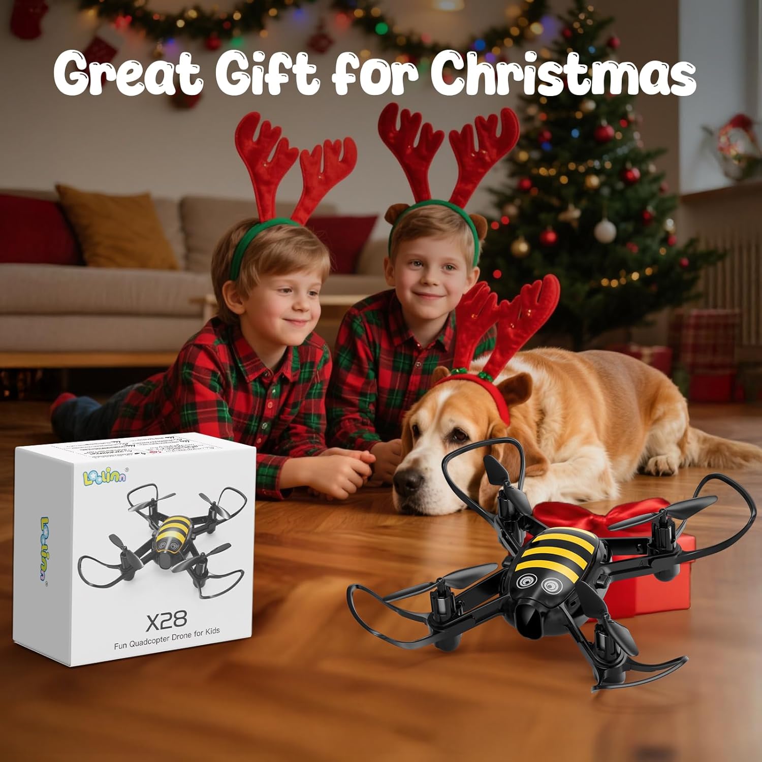 Loolinn Drone per Bambini con 2 Batterie - immagine 2