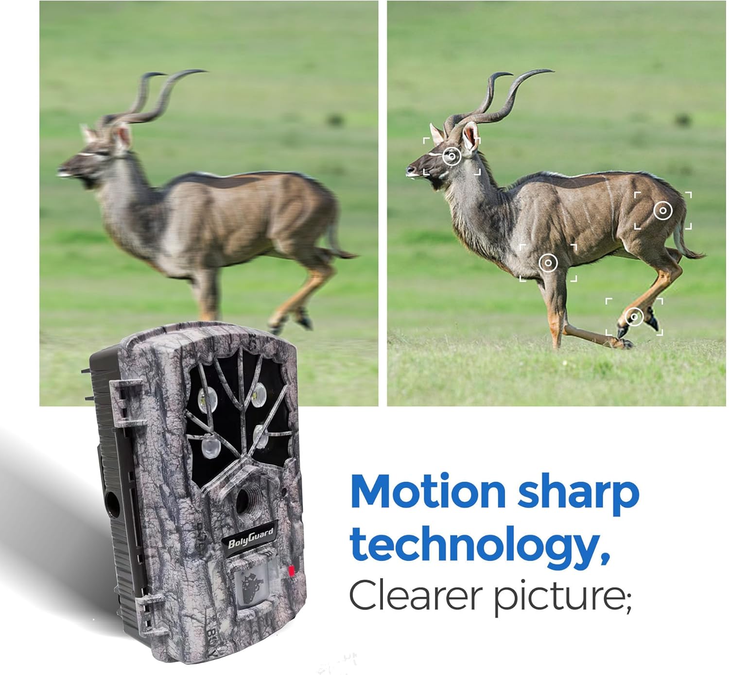 Wildlife Trail Camera 45MP 4K HD 100ft - immagine 2