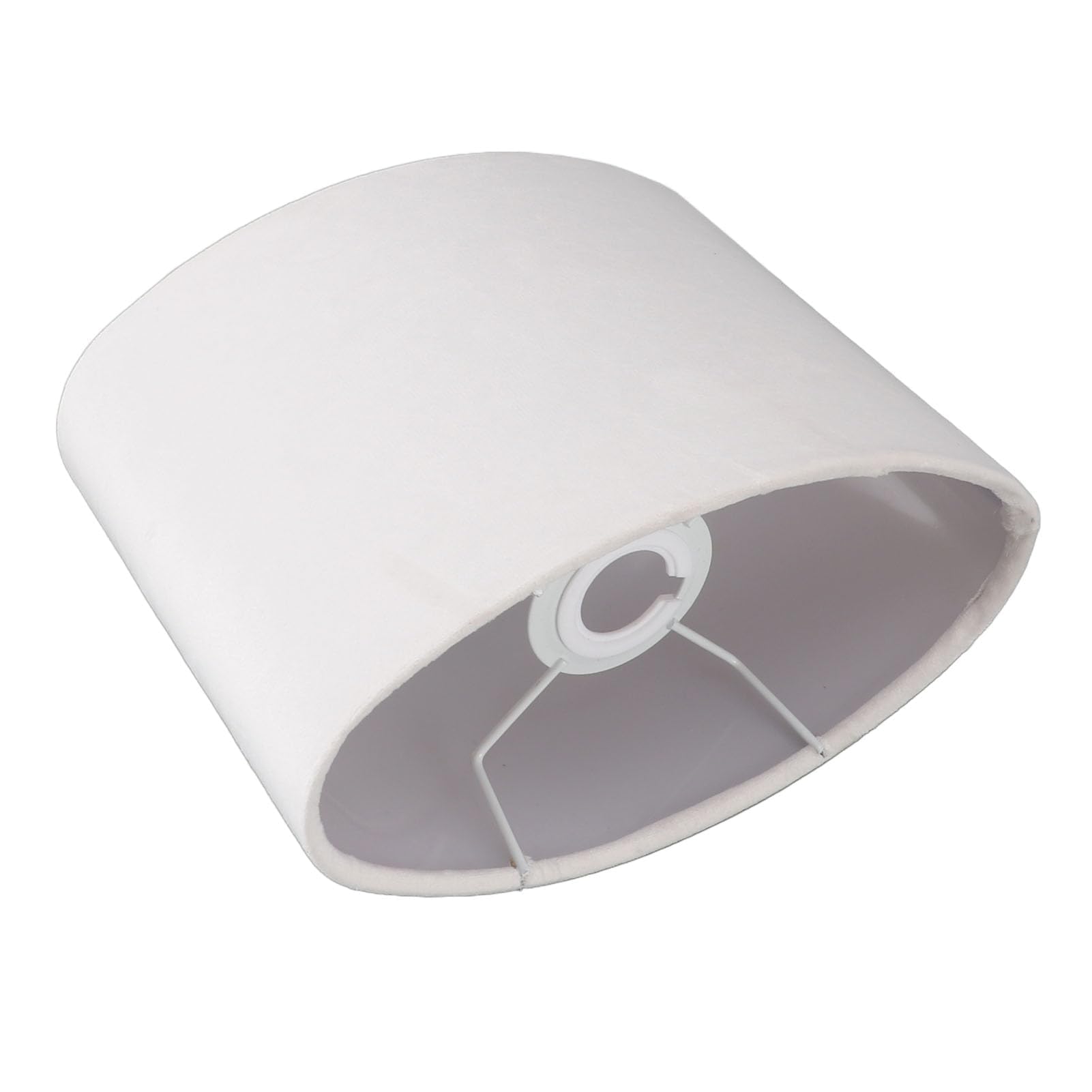 Paralumi Ovali per Lampade da Tavolo, Bianco