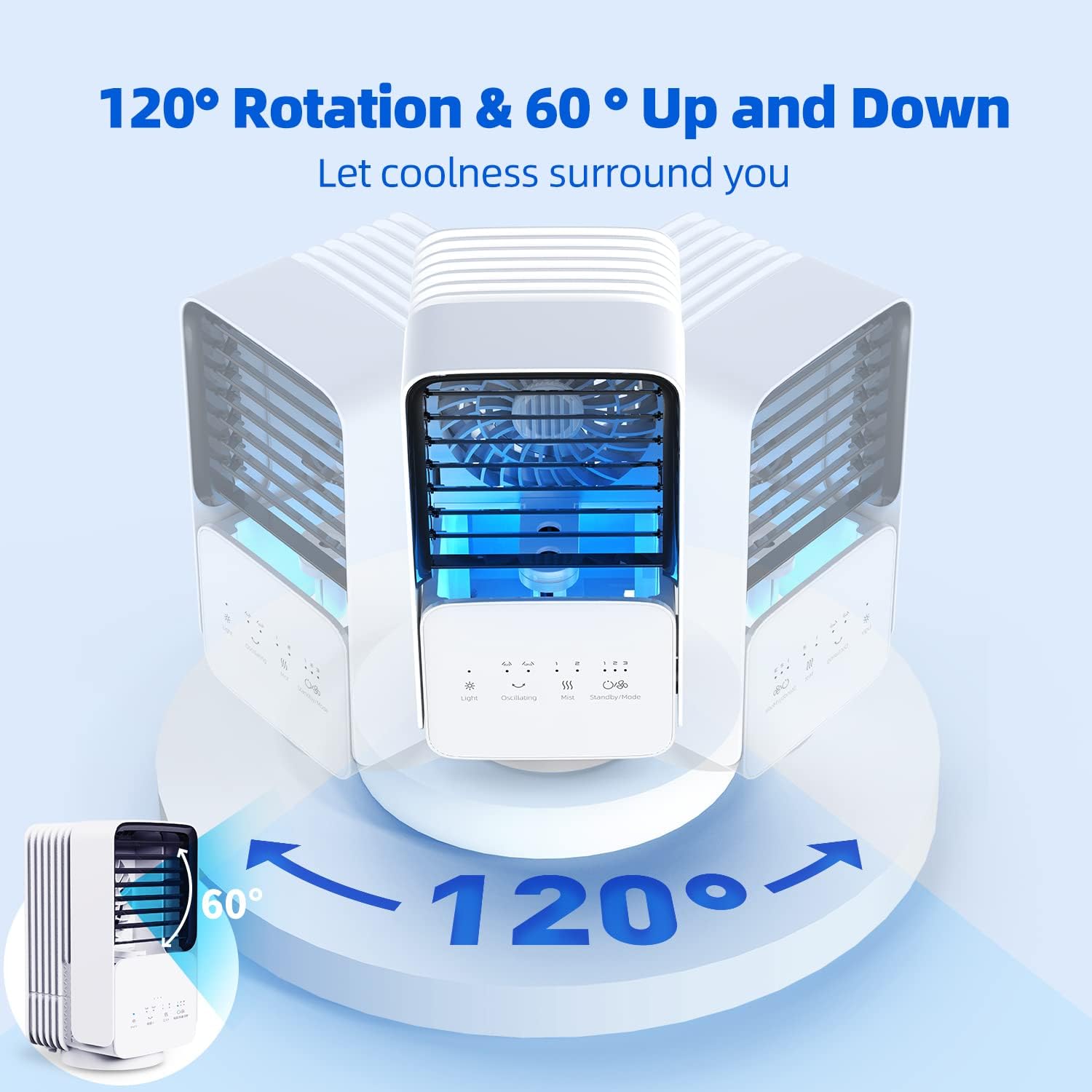 Omisoon Condizionatore Portatile 4 in 1 700ml - immagine 4