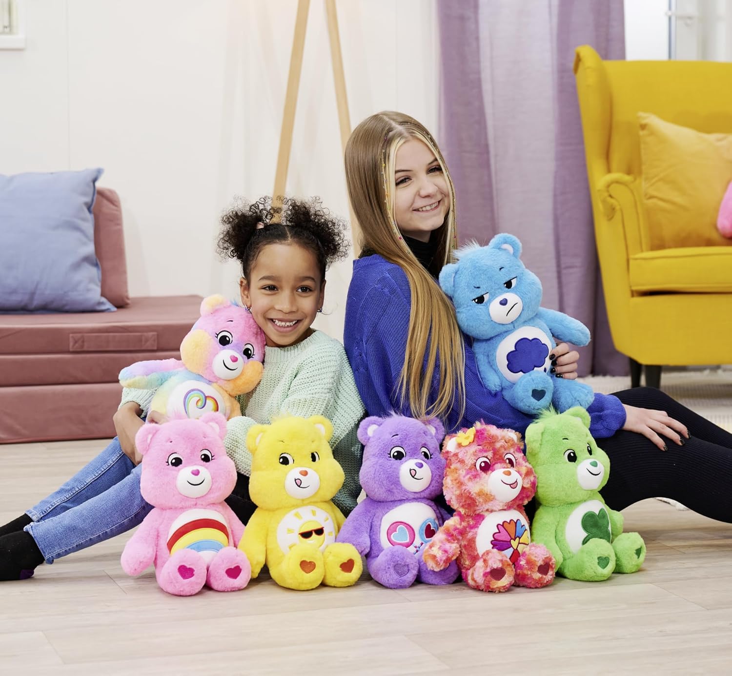 Simba - Care Bears Mattacchiorso Giallo 35 cm - immagine 5