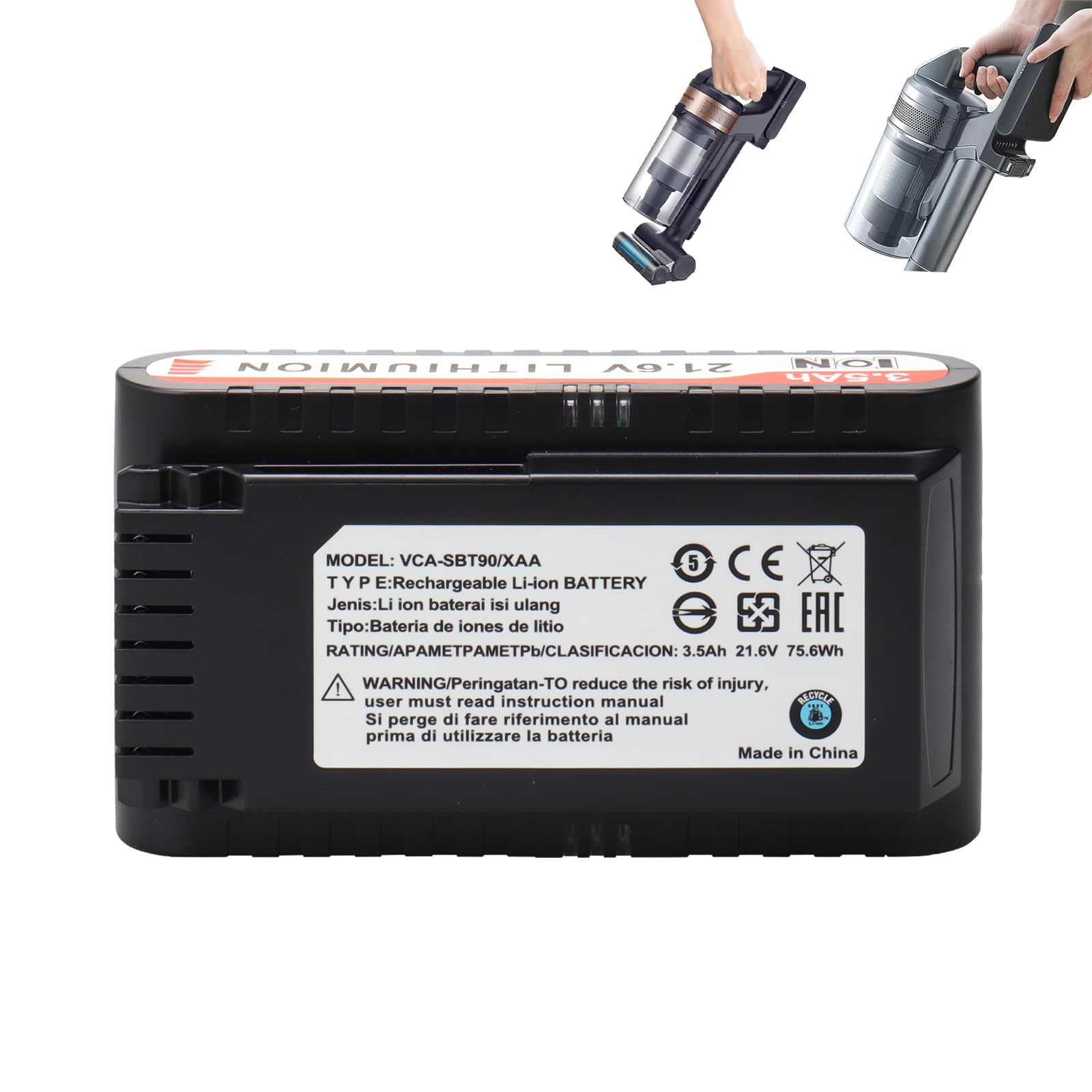 Mxjfyy Batteria Sostitutiva 21.6V 3.5Ah per Samsung Jet