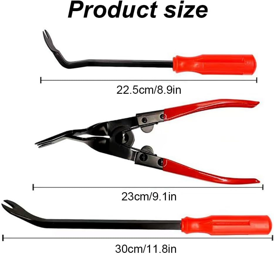 Pinze per Clip e Rivetti in Plastica 3 Pezzi - immagine 6