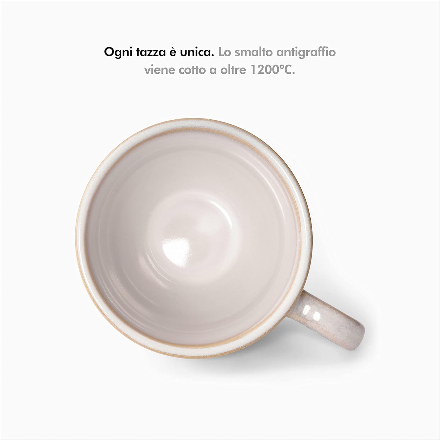 Kivy Set 4 Tazze da Caffè Cappuccino 180ml - immagine 3