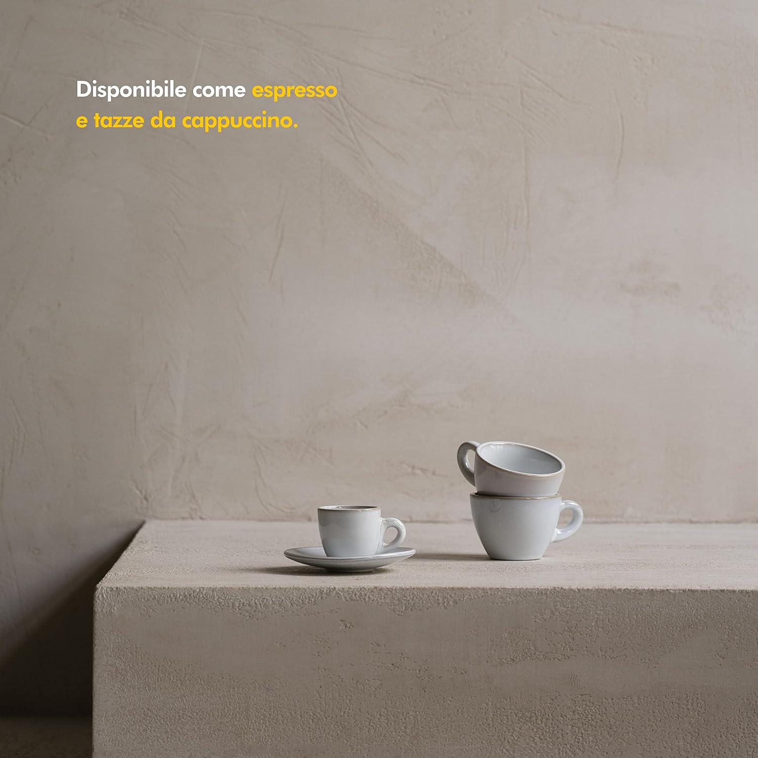 Kivy Set 4 Tazze da Caffè Cappuccino 180ml - immagine 4