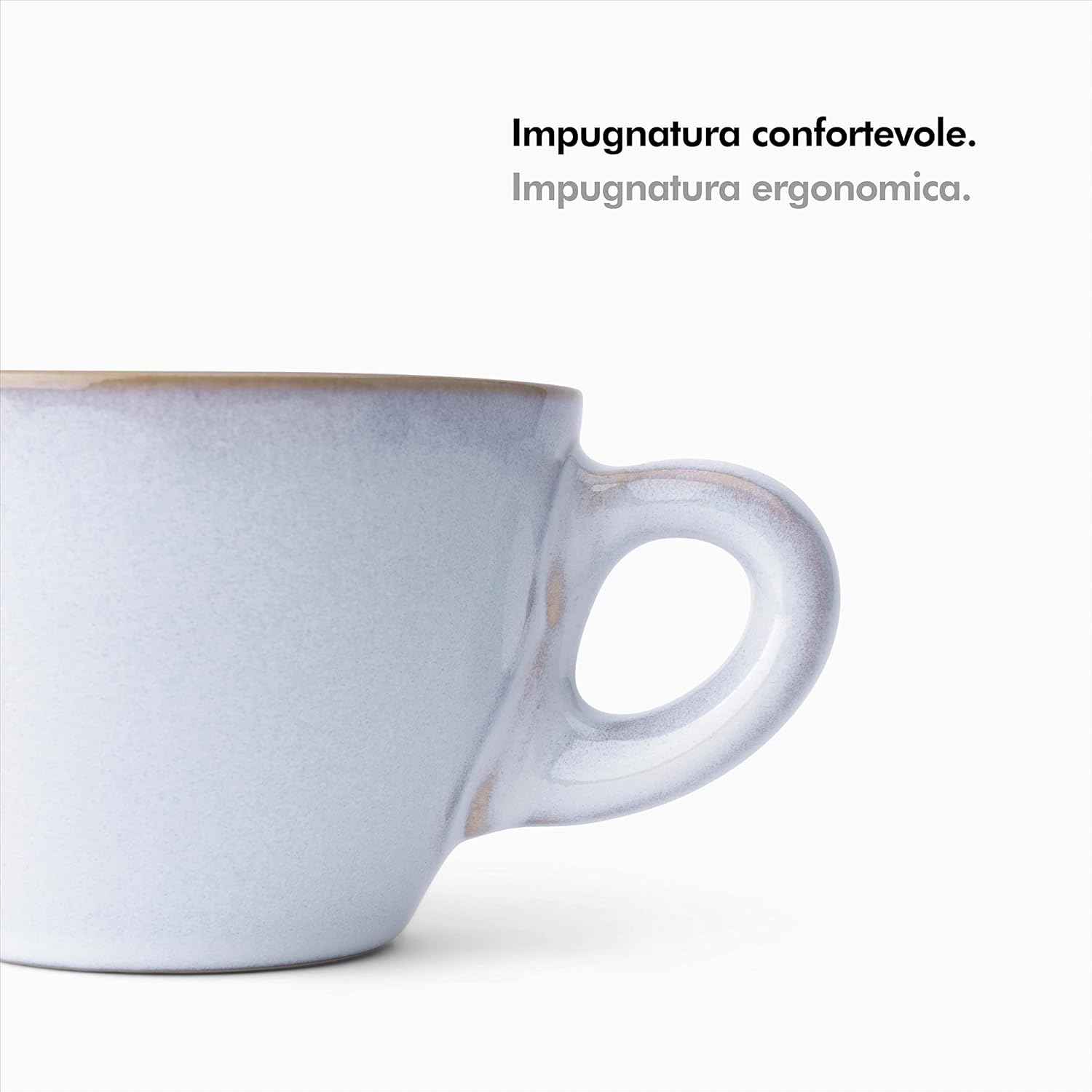 Kivy Set 4 Tazze da Caffè Cappuccino 180ml - immagine 5