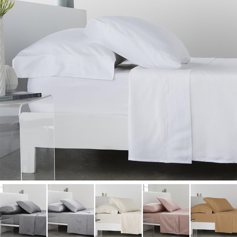 Cotton Artean Set Lenzuola Raso Cotone Egiziano 300 Fili