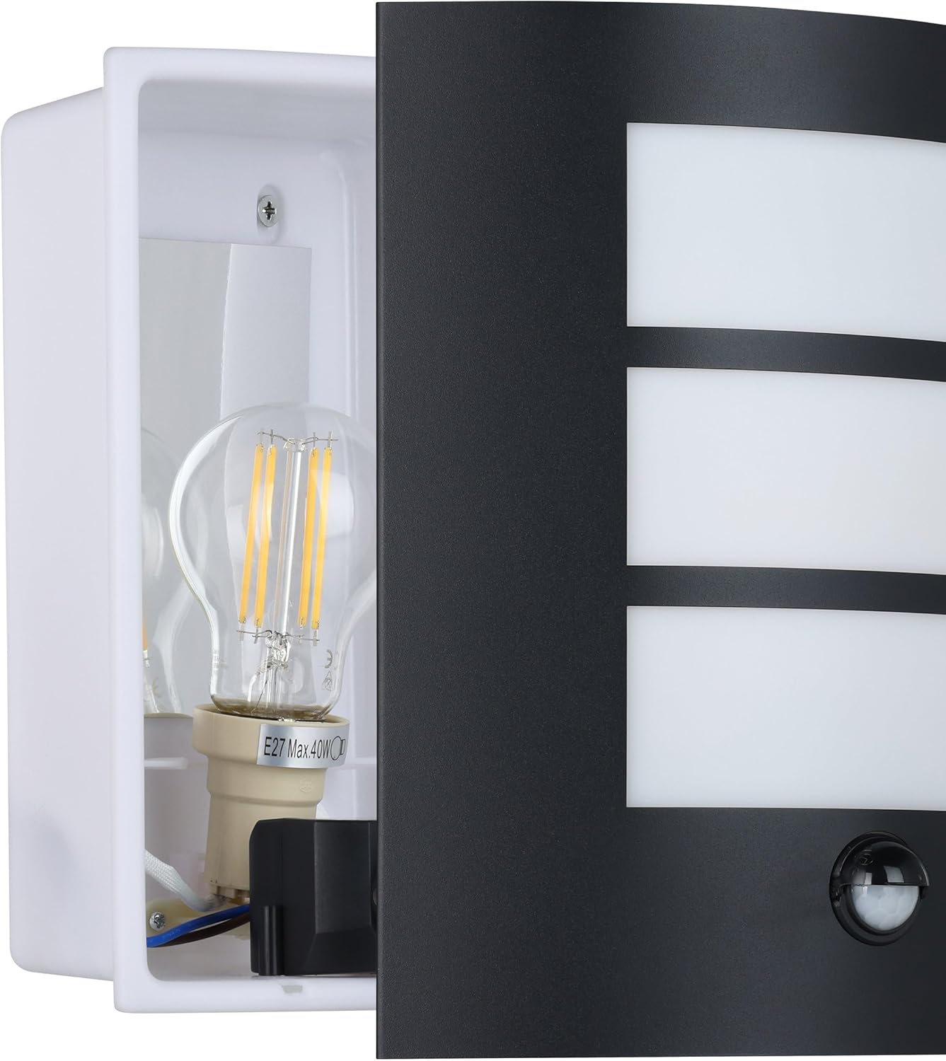 Eglo Lampada da Parete per Esterni Cerno, Nera - immagine 5