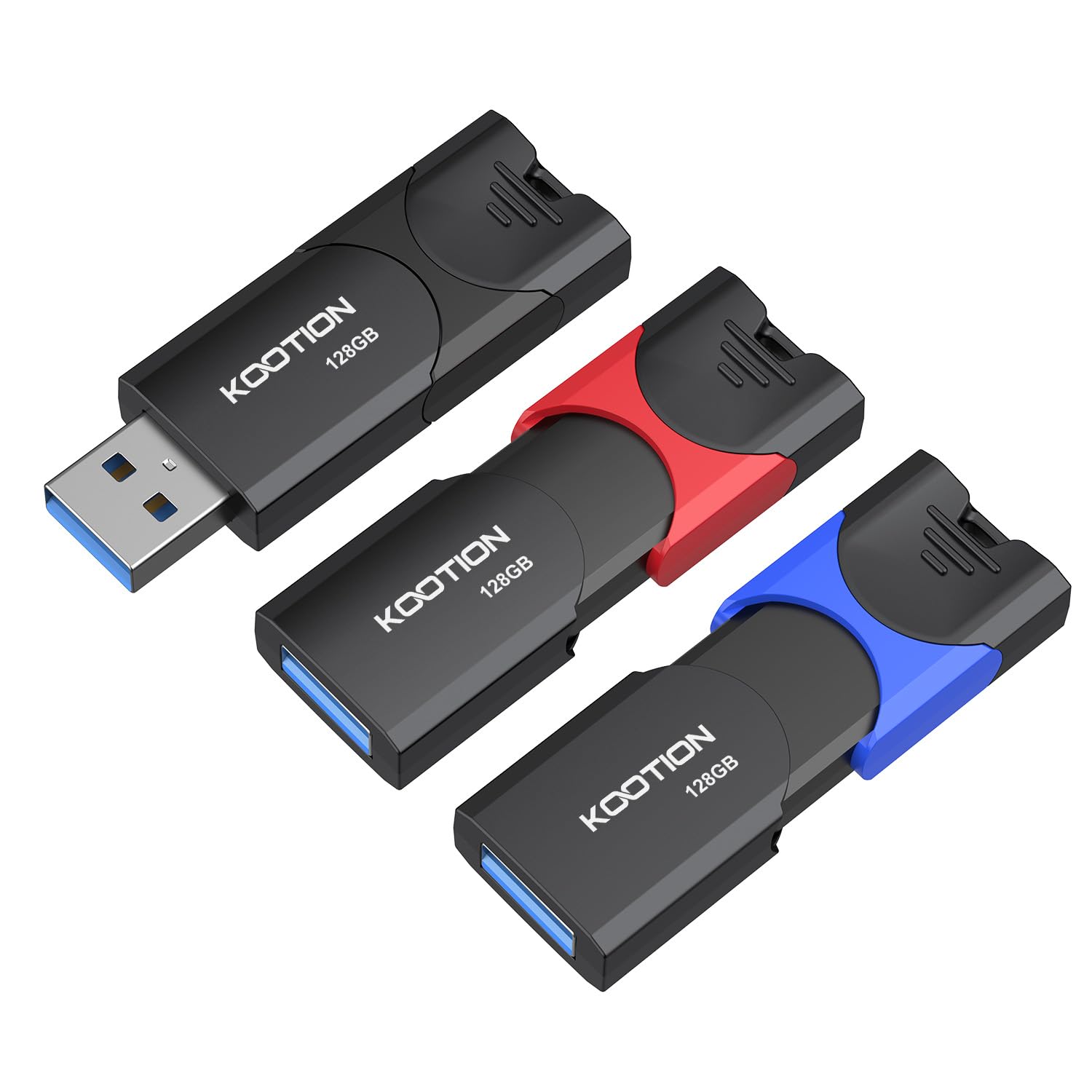 Kootion Chiavetta USB 3.0 da 128 GB - 3 Pezzi