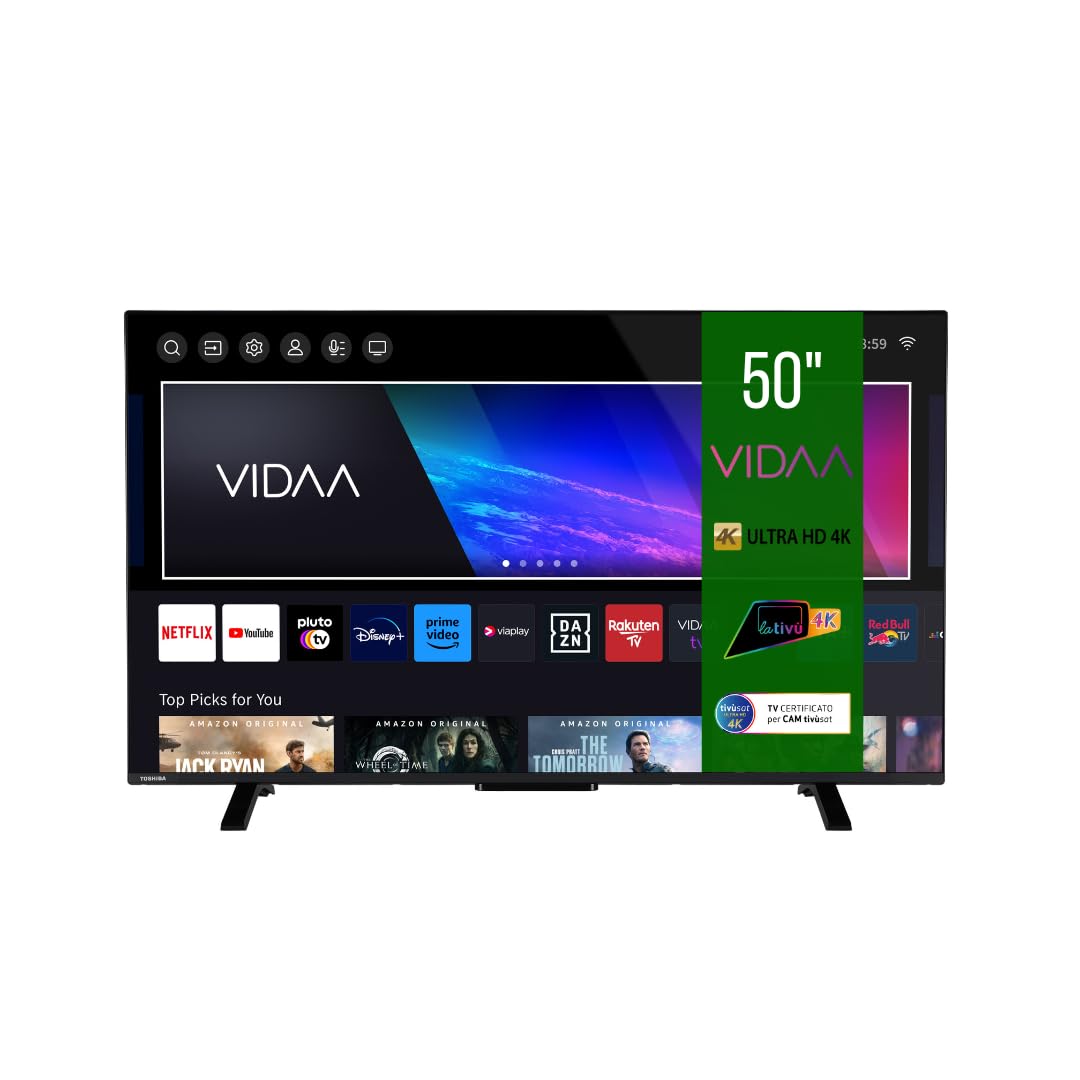 Toshiba Smart VIDAA TV 50" Ultra HD 4K