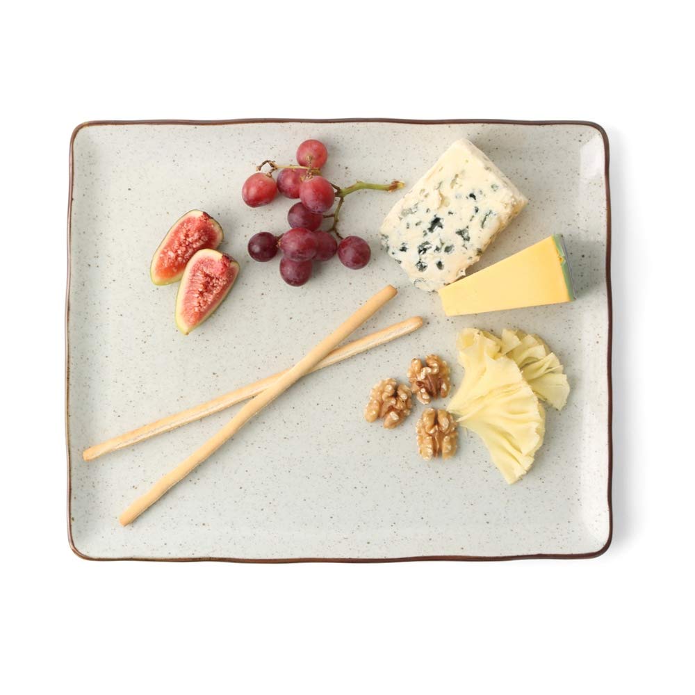 Holst Porzellan RT 133 Piatto in Porcellana 33 x 27 cm Re-Active Arena, Beige