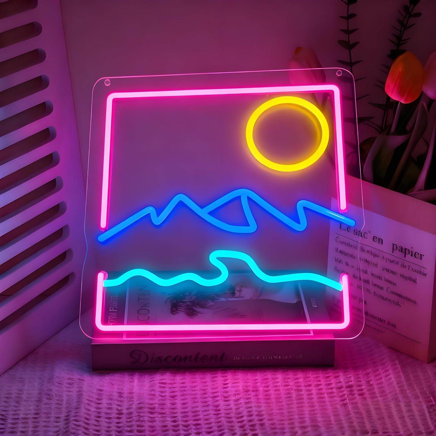 Luce Neon LED "Sunrise" Colorata Dimmerabile - immagine 1