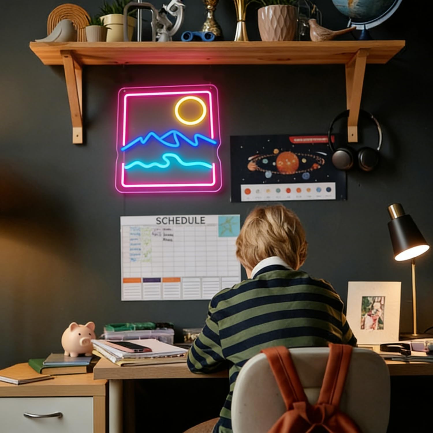 Luce Neon LED "Sunrise" Colorata Dimmerabile - immagine 5